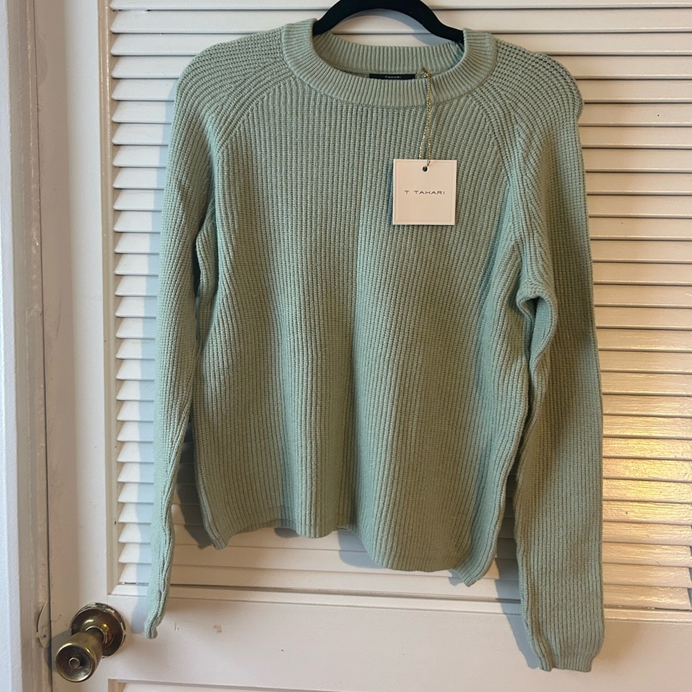 Sage Green Tahari Sweater NWT